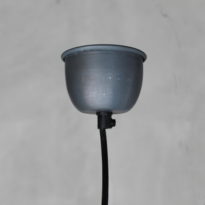 Industriedesign Hngelampe Retro silber-grau