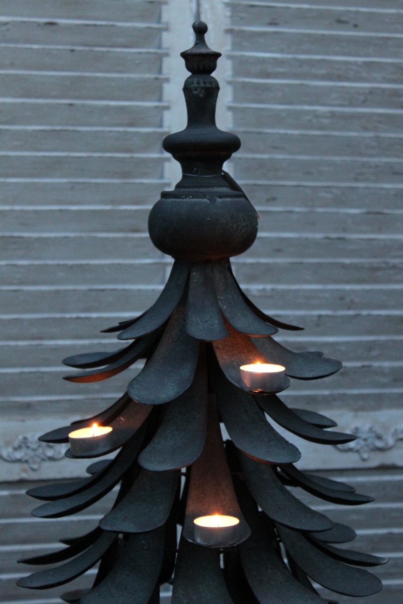 Metall Weihnachtsbaum antik Tannenbaum Dekobaum Christbaum shabby