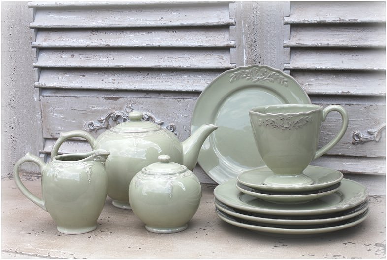 Keramik Geschirr Landhausstil. brotkorb cornfield keramik geschirr